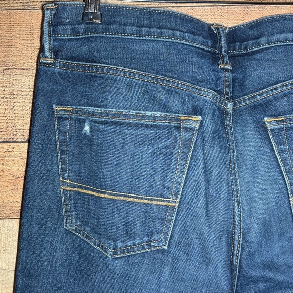 Abercrombie & Fitch The A&F Slim Straight Jeans Men’s size 34 x 34 Distressed - Picture 7 of 11